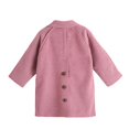 thumbnail image 3 of CPNG Girls Mid‑Length Coat Solid Color Casual Lapel Single Breasted Trench Coat Autumn Winter Relaxed Fit Windbreaker Overcoat, 3 of 8