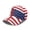 American Flag, variant on Performance Golf Cap with Zebra Stripes Print, Women's Baseball Hat for Outdoor Sports