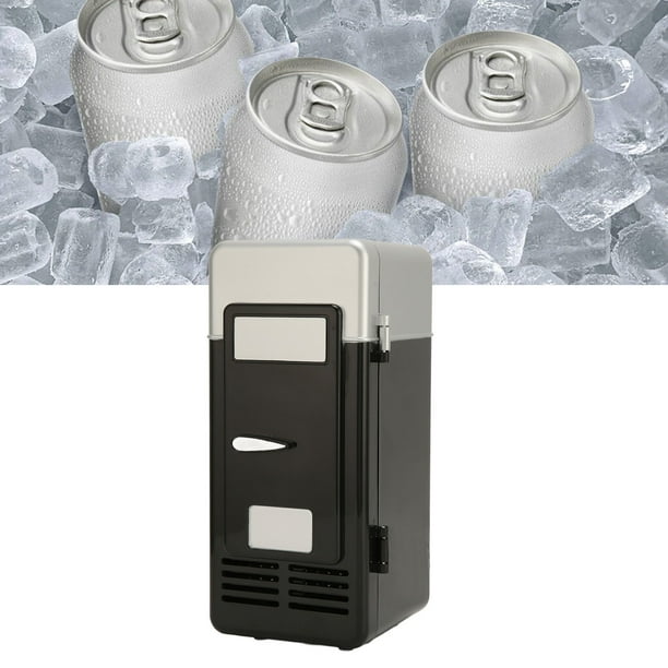 Mini Refrigerador, Refrigerador USB Con Refrigeración Circulante, Refrigerador Compáctogo, Refrigerador Pequeño Portátil Para Oficina, Dormitorio, Automóril, ViJes