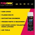 thumbnail image 4 of TRIPAK Heat Xtreme De-Icing Lubricant - Environmentally Friendly Solution for Frozen Machinery, Parts, Locks, and More (12 Pack), 4 of 9