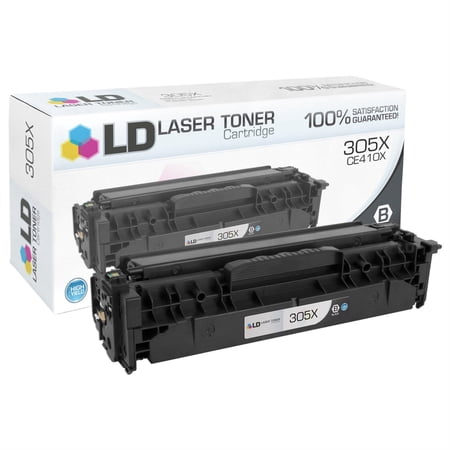 LD Compatible Replacement for HP 305X / CE410X High Yield Black Toner Cartridge for HP LaserJet Pro 300 Color MFP M375nw  400 Color M451dn  M451dw  M451nw  M475dn  & M475dw