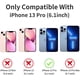 thumbnail image 5 of Funda resistente para iPhone 13 Pro - Roja {Funda duradera de 3 capas con absorción de impactos - Compatible con iPhone 13 Pro de 6.1 pulgadas), 5 of 7