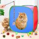 thumbnail image 5 of Cat Toys Retro Shaw para gatos grandes con 33 piezas y túnel, 5 of 6