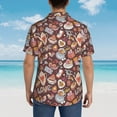 thumbnail image 4 of Pofeuu Love Heart Print Hawaiian Shirt for Men Sleeves Casual Button Down Summer Beach Dress Shirts T-Shirts,X-Large, 4 of 7