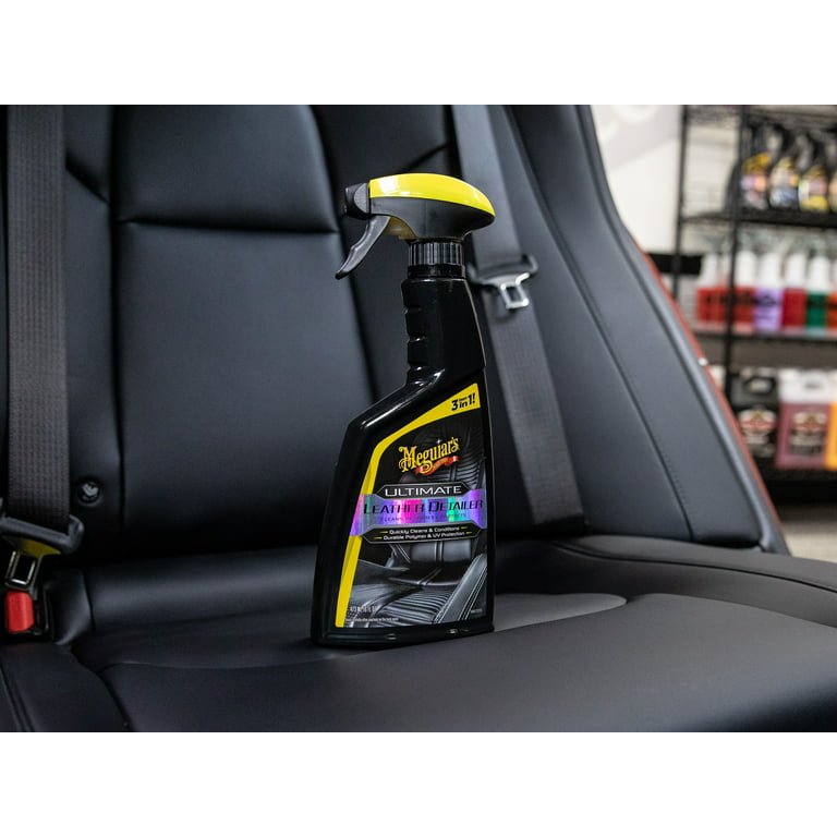 A car detailer sent us this photo after he used our Leather Ultra Clean on  a car interior. …