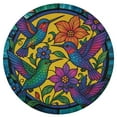 thumbnail image 3 of Lotusprinthandmade 3D Hummingbird Spare Tire Cover Without Backup Camera Hole 6 Sizes (29 in.), Bird Floral Wheel Protector, 3 of 7