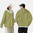 thumbnail image 6 of Easygdp Mardi Gras Purple Yellow Plaid Lightweight Long Sleeve Sun Shirt Sports long-Sleeved Sun Protective Clothing, Quick Drying Breathable - X-Large, 6 of 9