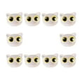 thumbnail image 4 of Cuentas espaciadoras de cabeza de gato Macarena manualidades DIY cuentas sueltas hechas a mano Ojos amarillos claros, 4 of 7