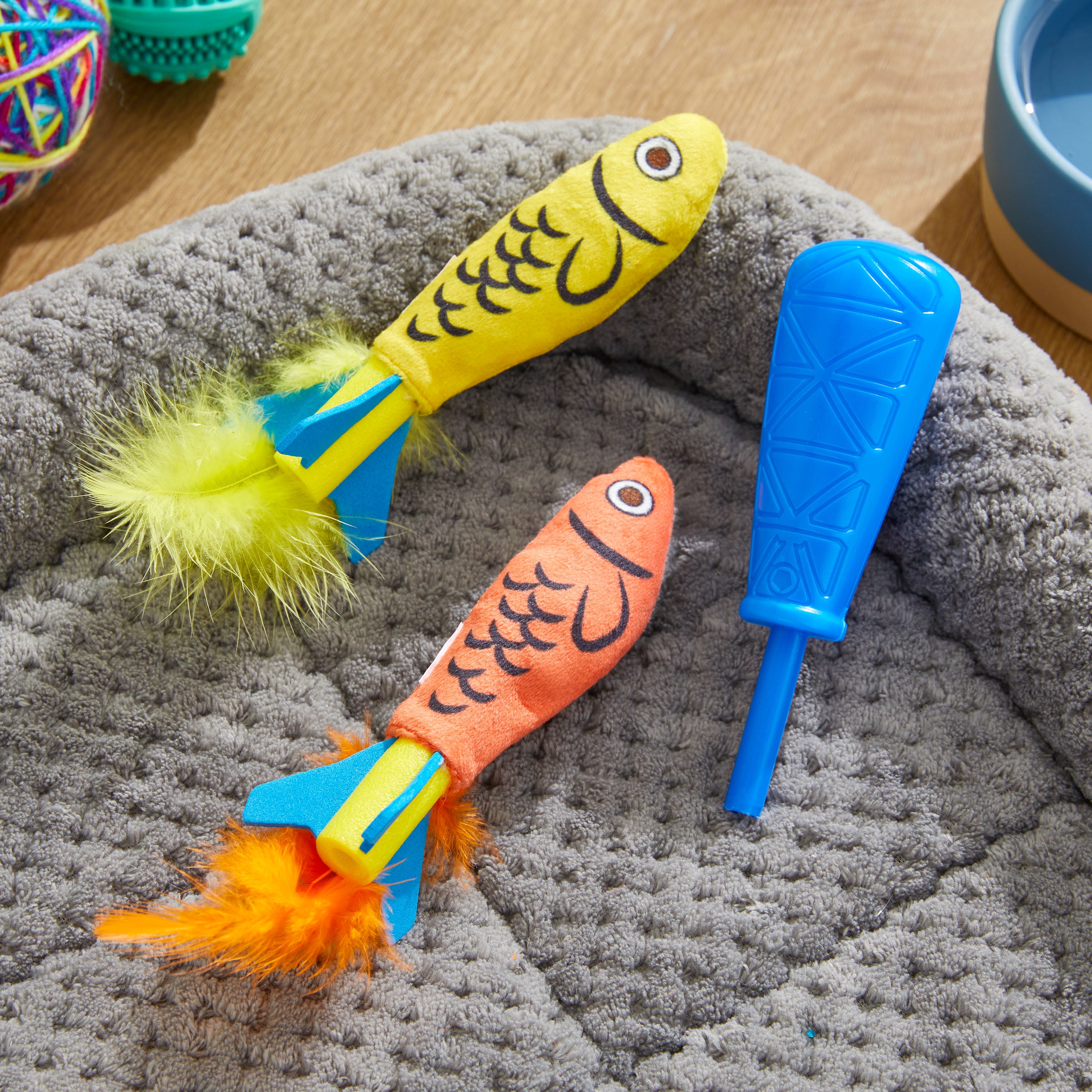 Vibrant Life Sardine Explosion Catnip Interactive Cat Toy Set, 3 Pieces