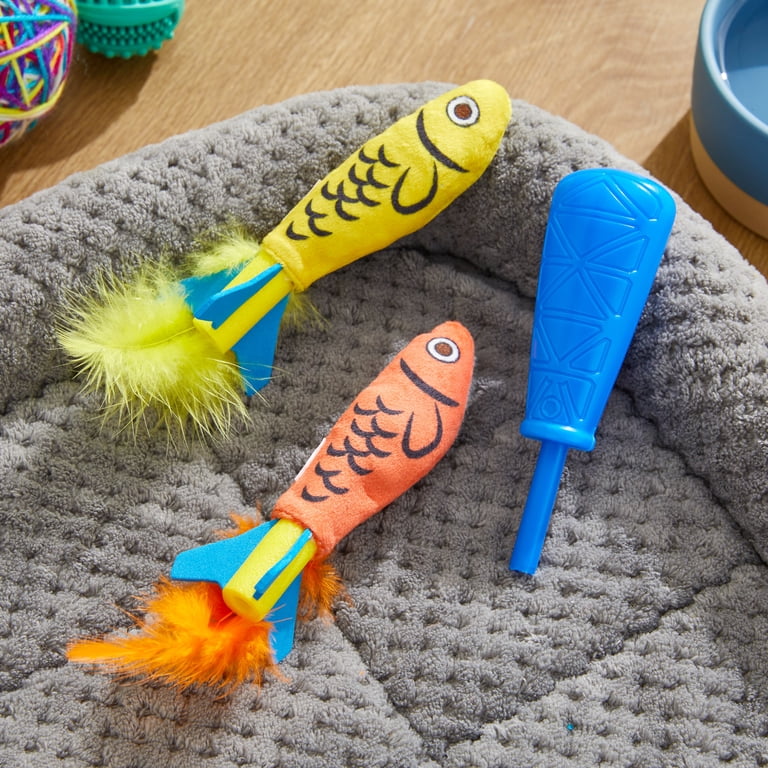 Vibrant Life Sardine Explosion Catnip Launcher Toy Set photo 7