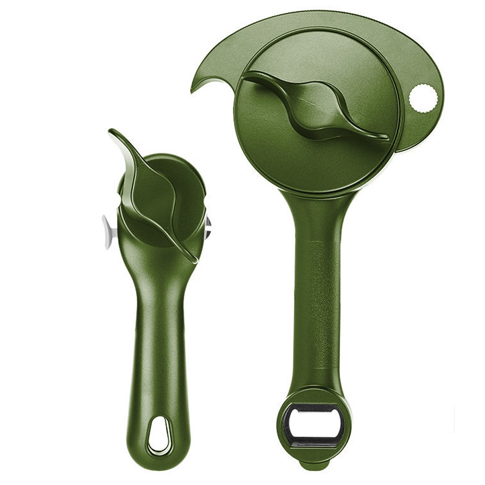 Kuhn Rikon 5in1 Metallic Jar Opener & Can Opener Set, Olive Walmart