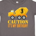 thumbnail image 4 of Inktastic 3rd Birthday Construction Truck, Cement Mixer 3 Years Old Boys Toddler T-Shirt, 4 of 5