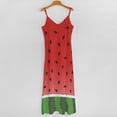 thumbnail image 5 of Watermelon Background with Seed Sleeveless Dress Loose Women's Dress Dresses Luxury Evening Dresses, 5 of 9