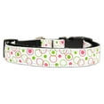 thumbnail image 2 of Retro Nylon Ribbon Collar White Medium, 2 of 2
