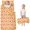 Orange Christmas Gingerbread, variant on Orange Christmas Gingerbread Man Pattern Toddler Nap Mats for Kids Preschool,50"x20" Sleeping Mat Bag or Kids,Toddler Sleeping Bag,Toddler Nap Mat or Daycare