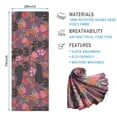 thumbnail image 2 of Dachshund Dog and Flower Floral Hot Yoga Mat Towel Non Slip for Hot Yoga - Quick-Drying Yoga Mat Cover with 4 Corner Pockets with Travel Bag - Hot Yoga Towel Non Slip 70"x26", 2 of 6