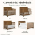 thumbnail image 4 of Evolur Convertible Crib Wooden Full Size Bed Rail, Sedona, 4 of 6