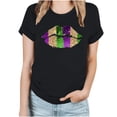 thumbnail image 2 of Aloohaidyvio Womens Mardi Gras Clothes,Womens Mardi Gras Shirts Crewneck Printed Short Sleeve Loose T-shirt, Clothing, 2 of 4