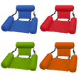 thumbnail image 1 of Blue Floating Chair Pool Seat Inflatable Lazy Water Bed Lounge Chair Toy, 1 of 2