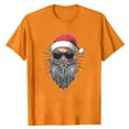 thumbnail image 2 of Tops para hombre, blusas y camisas de manga corta con cuello redondo para hombre, camiseta informal con cuello redondo y estampado para hombre, blusa de manga corta, blusa de poliéster para hombre, 2 of 4