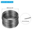 thumbnail image 2 of 100 Loops Memory Wire, 1pcs 0.8mm 20 Gauge Jewelry Wire Craft Wire Memory Steel Wire for Jewelry Making, Black, 2 of 6