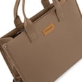 thumbnail image 4 of Wrangler Laptop Tote Bag for Women,15.6inch Carry All Work Laptop BagTote Bag with Water Bottle Bag Holder Nurse Bag Travel Essentials,Camel, 4 of 7