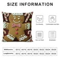 thumbnail image 5 of YINGXI Christmas Throw Pillow Cover, Red White Polka Dots Home Decorations, Seasonal Cushion Case for Sofa Couch Decors 24x24in, 5 of 5