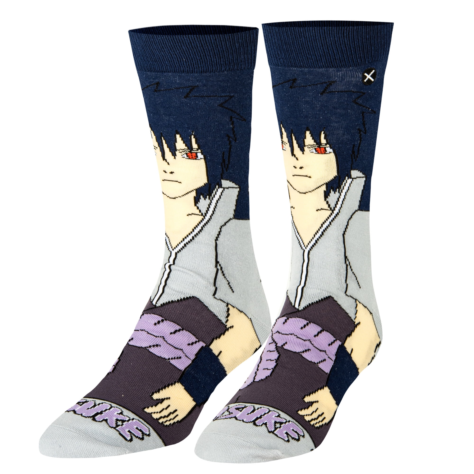 Odd Sox Naruto 2 Paia Calze Fun Crew per Uomo, Regalo Divertente
