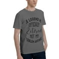 thumbnail image 2 of Bingfone Officially Retired Not My Problem Anymore Men'S Loose Fit Short-Sleeve Pocket T-Shirt, 2 of 7