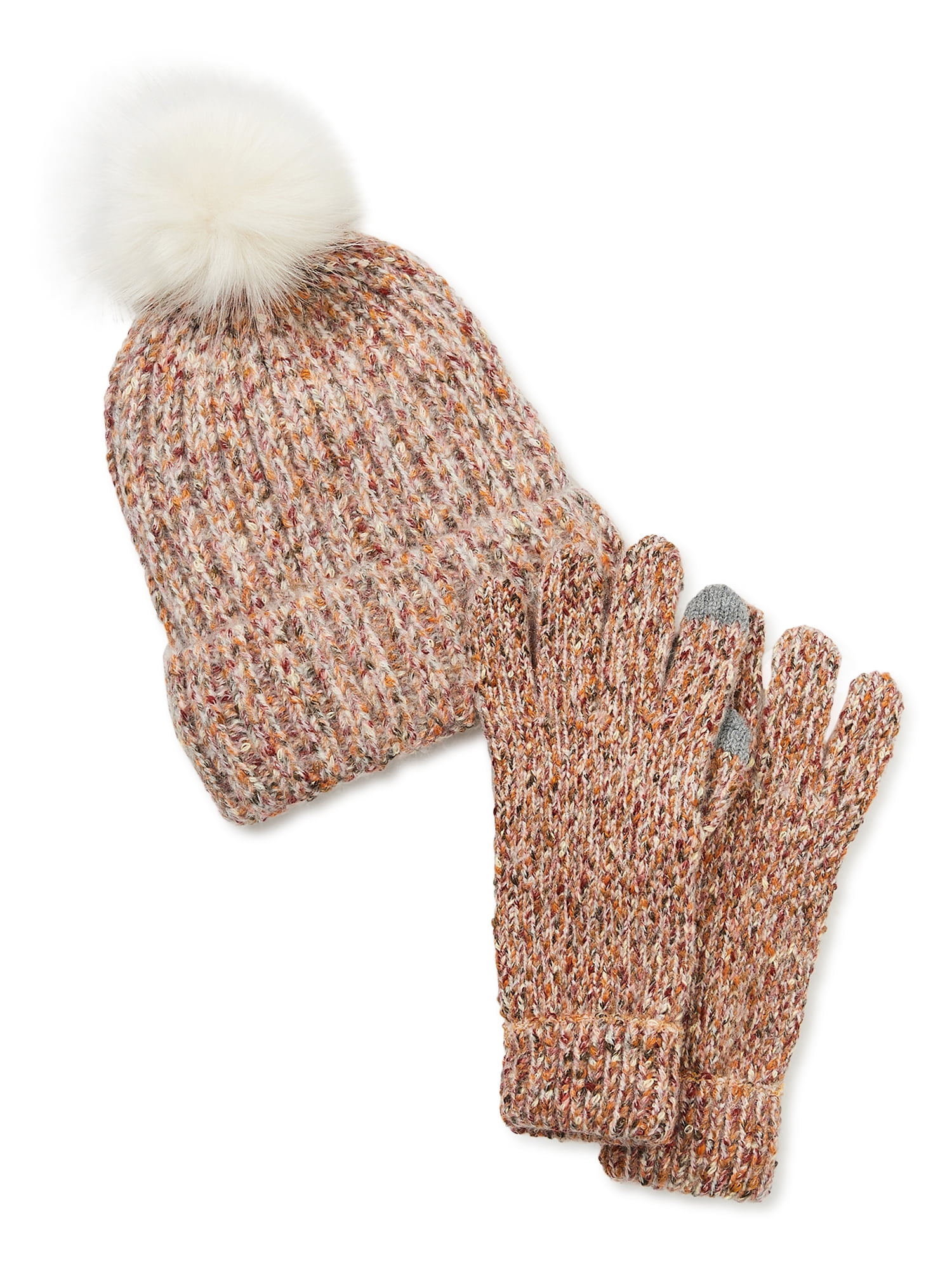 Waffle Scarf and Beanie 