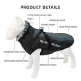 thumbnail image 3 of Chaleco reflectante impermeable para perros, abrigo para mascotas con arnés, ropa para perros, chaqueta, 3 of 5