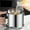 Gray, variant on Oil Strainer Pot,304 Stainless Steel Filtering Oil Pot Large Capacity Filtering Oil Oil Bottle Leakage-proof Bottle,Bacon Grease Container with Strainer(Red 6in)