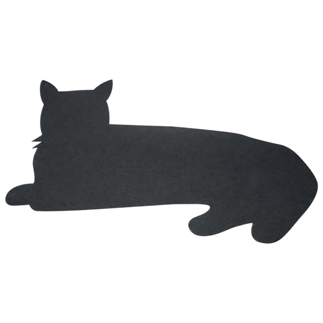 Winter Rug for Entrance Slim Cat Rug Cute Thin Pet Doormat Floor Mat Cat for Entry Home Kitty Silhouette