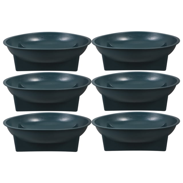 KAKOWELY Porte-Fleurs de Tombe 6 Pcs Fournitures de Bol Floral Fournitures d'Arrangement Floral Support de Fleur Commémoratif Jardinière de Cimetière Bol à Fleurs Contenant Jardinière Commémorative pour Tombeaux