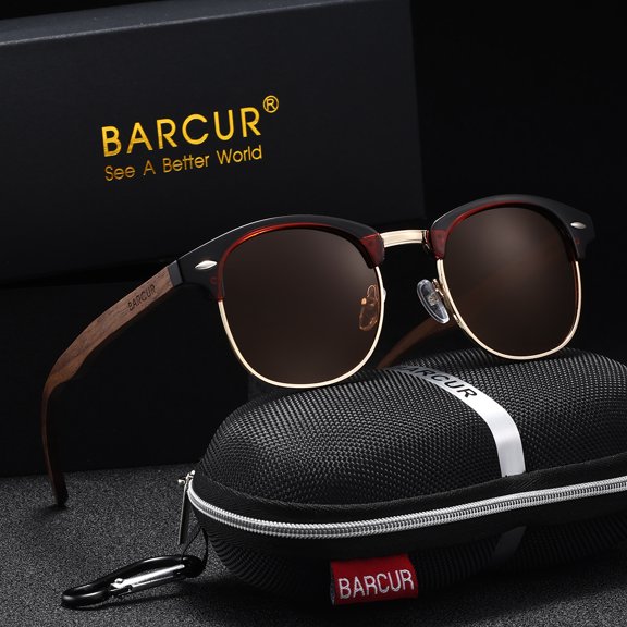 BARCUR Classic Retro Style Men's And Women's Sunglasses, Fashionable Decoration, UV Resistant Brand Packaging, Perfect Gift Item