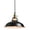 Black, variant on Claxy 11" Red Barn Pendant Light for Kitchen Island Hallway Living Room