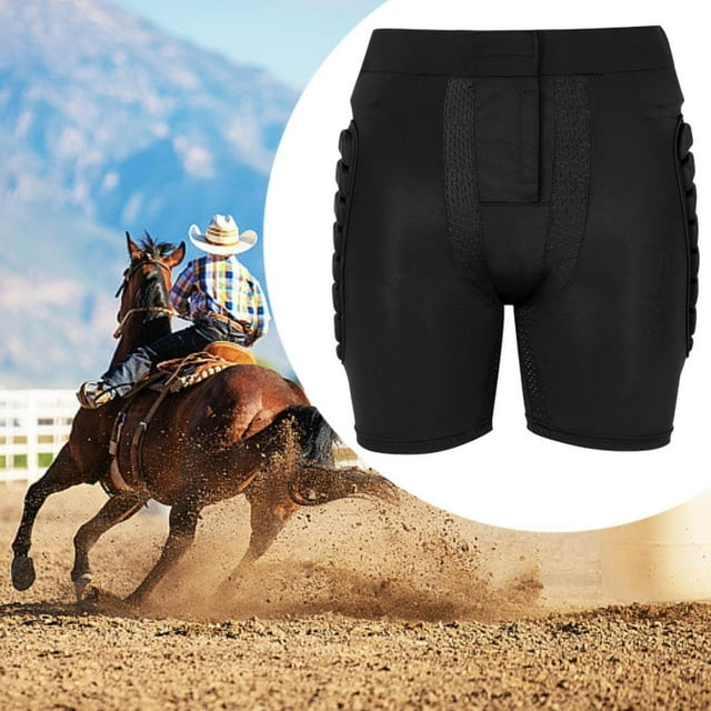 DYNWAVECA Shorts Rembourrés Confortables Protection des Hanches pour Planche à Roulettes Planche à Neige Ski m Spandex