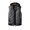 Grey, variant on Men Cotton Vest with Removable Hood Drawstring Decoration Sleeveless Waistcoat Solid Color Zipper Placket Vest Coat