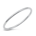thumbnail image 1 of Rhodium Plated Sterling Silver Plain Stackable Eternity Ring Size 10, 1 of 3