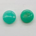 thumbnail image 5 of Radiant Natural Chrysoprase Agate Coin Beads | Green |12x5 mm | 2 Beads |, 5 of 8
