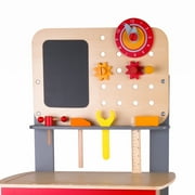 Classic World Wood Carpenter Workbench with Tools. Ages 3 Years and up