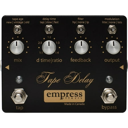 Empress Effects Tape Delay Guitar Effects Pedal (Best Tape Delay Pedal 2019)