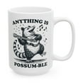 thumbnail image 4 of Anything is Possum-able Funny Possum Mug, Possum Lover Positive Coffee Cup, 4 of 5