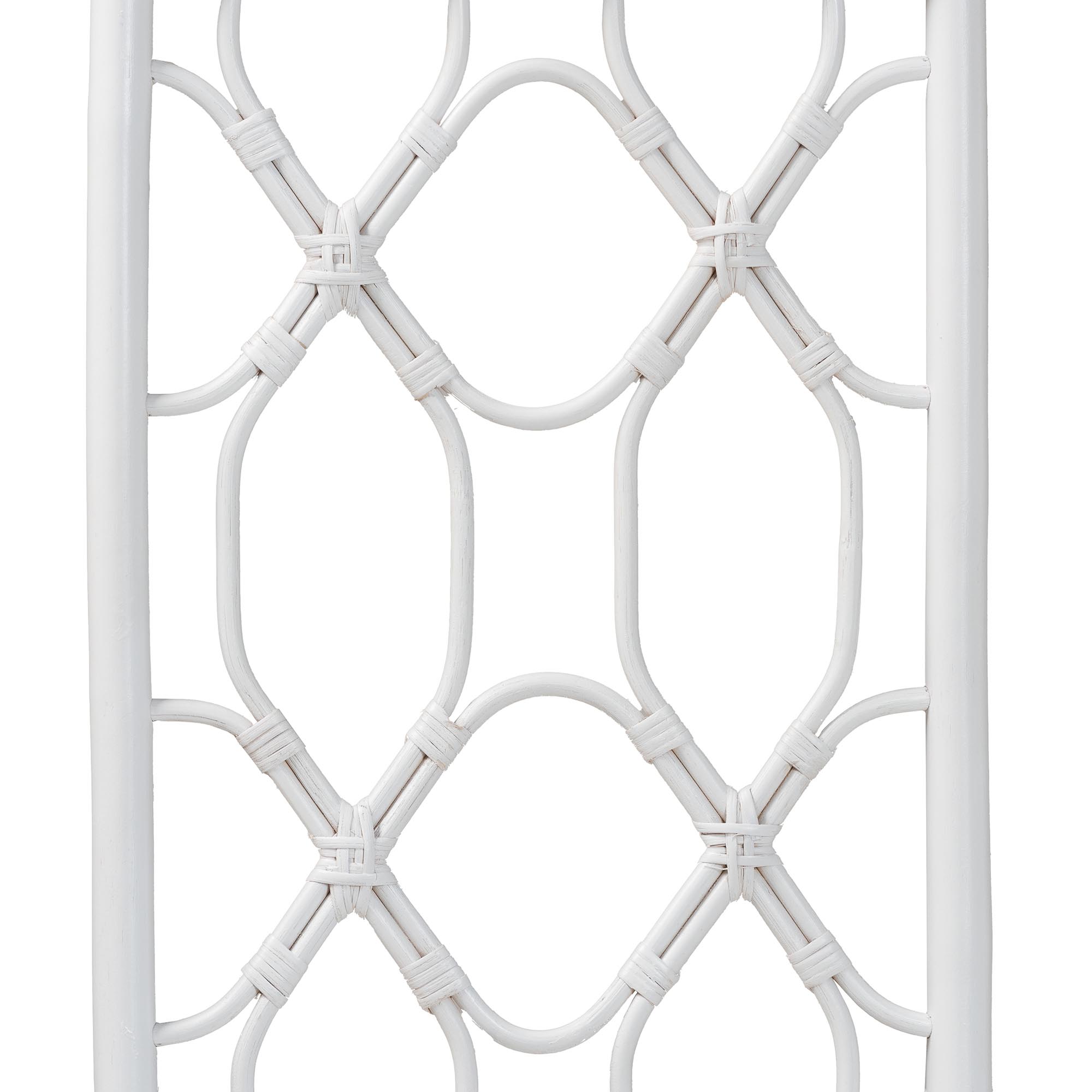 bali & pari Sampson Boho Standalone Headboard, King, White