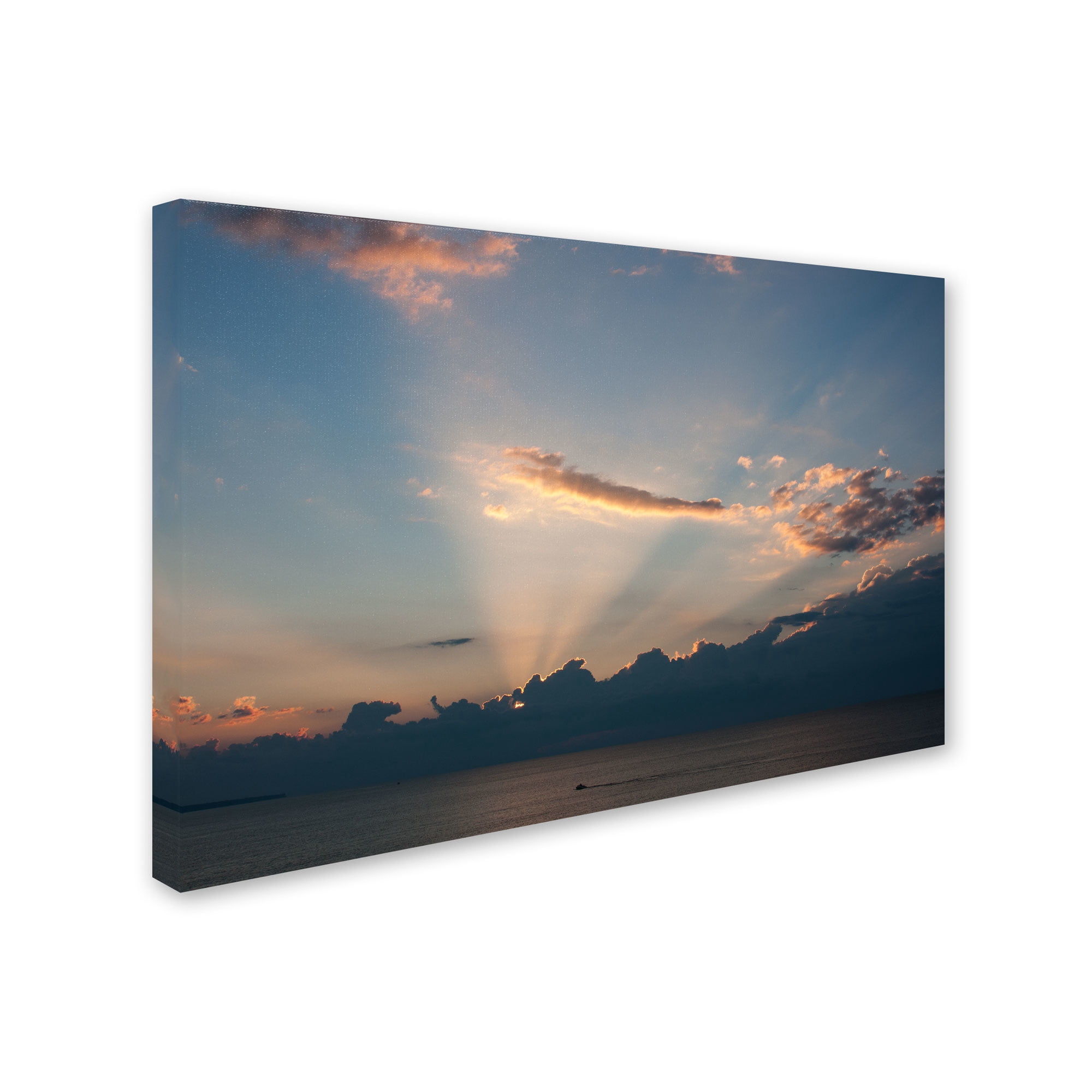 Trademark Fine Art "Inspiration Sunset II" Canvas Art by Kurt Shaffer