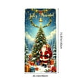 thumbnail image 3 of Hometravel Christmas Door Curtain Decor, Seasonal Entryway Display Piece, Large Scale Wall Hanging for Holiday Festival Atmosphere, 3 of 6