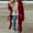 Red, variant on Women's Long Golden Velvet Cardigan Open Front Vintage Outerwear Sheer Windbreaker Jacket Women's Pullover Rain Jacket Womens Jacket Fashion Light Weight Rain Coat Cute Cropped Jacket 2 Way Zipper