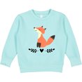 thumbnail image 2 of Inktastic Fox for Girls Woodland Animal Toddler Sweatshirt, 2 of 4