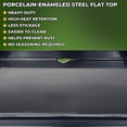 thumbnail image 3 of Martin MGP-23 Tabletop Propane Griddle - 3 Burners, 22 Inch Wide Portable Flat Top Grill with Rear Grease Trap; Gas Plancha for Outdoor Cooking, Camping Kitchen, BBQ, Tailgating, 3 of 8