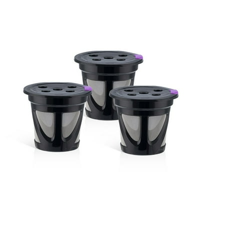 

Mduoduo Compatible with KEURIG K k-cup Coffee Machine Coffee Capsule Filter Cup (Black)3 Pack